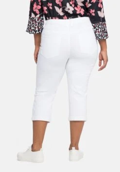 Twill-Caprihose Mit Fixiertem Umschlag Am Bein -Shego Kleidung Geschaft 14196100010 049CZ 02 SH