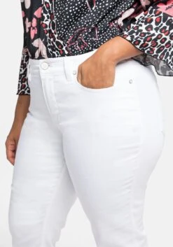 Twill-Caprihose Mit Fixiertem Umschlag Am Bein -Shego Kleidung Geschaft 14196100010 049D4 02 SH