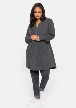 Sheego Jeanstunika In Longform, Mit Hoch Angesetzter Taille -Shego Kleidung Geschaft 14199402072 0480F 02 SH