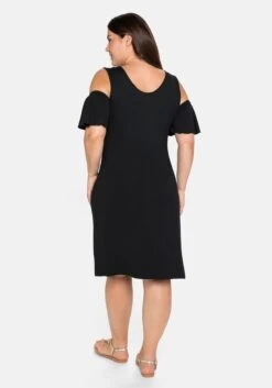 Sheego Strandkleid Mit Cut-outs Und Flügelärmeln -Shego Kleidung Geschaft 14232800289 04A3E 02 SH