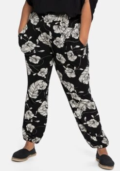 Sheego Strandhose Im Joggpants-Stil, Mit Alloverprint -Shego Kleidung Geschaft 14255000404 04A7C 02 SH