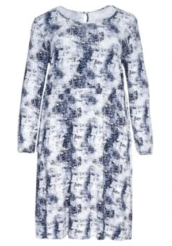 Sheego Midikleid Mit Alloverdruck Und Taillen-Tunnelzug 9 Sheego Midikleid Mit Alloverdruck Und Taillen-Tunnelzug -Shego Kleidung Geschaft 14262002065 048JG 00 SH