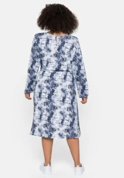 Sheego Midikleid Mit Alloverdruck Und Taillen-Tunnelzug 8 Sheego Midikleid Mit Alloverdruck Und Taillen-Tunnelzug -Shego Kleidung Geschaft 14262002065 048JK 02 SH