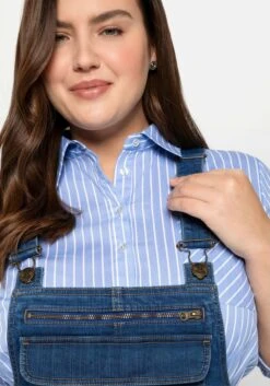 Sheego Jeans-Latzhose Mit Brusttasche Und Seitlichem Einsatz 14 Sheego Jeans-Latzhose Mit Brusttasche Und Seitlichem Einsatz -Shego Kleidung Geschaft 14281000327 048LA 02 SH