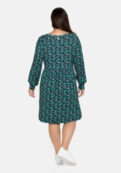 Sheego Jerseykleid Mit Alloverdruck Und Schlüssellochdetail 8 Sheego Jerseykleid Mit Alloverdruck Und Schlüssellochdetail -Shego Kleidung Geschaft 14297900452 04AH2 02 SH