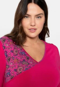 Jerseykleid Im Mustermix, In Wickeloptik 11 Jerseykleid Im Mustermix, In Wickeloptik -Shego Kleidung Geschaft 14312000236 048GU 02 SH