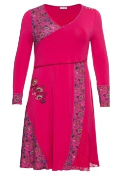 Jerseykleid Im Mustermix, In Wickeloptik 9 Jerseykleid Im Mustermix, In Wickeloptik -Shego Kleidung Geschaft 14312000236 048GV 00 SH