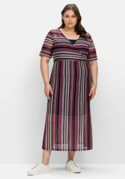 Sheego Maxikleidin Wickeloptik, Mit Unterkleid -Shego Kleidung Geschaft 14335202038 04ND5 02 SH