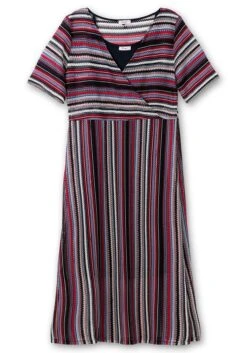 Sheego Maxikleidin Wickeloptik, Mit Unterkleid -Shego Kleidung Geschaft 14335202038 04ND7 00 SH