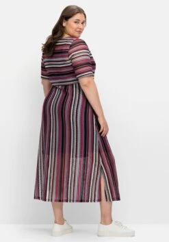 Sheego Maxikleidin Wickeloptik, Mit Unterkleid -Shego Kleidung Geschaft 14335202038 04NDB 02 SH