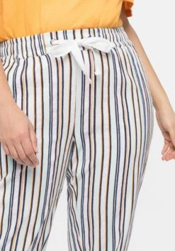 Sheego Schlupfhose Mit Elastischem Bund Und Bindeband -Shego Kleidung Geschaft 14372201098 04B9B 02 SH