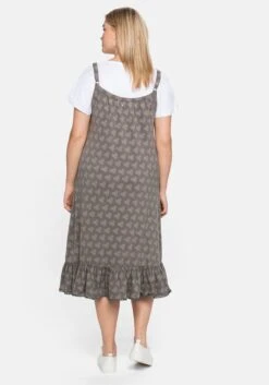 Sheego Trägerkleid Mit Shirt, In A-Linie Und Mit Alloverdruck -Shego Kleidung Geschaft 14375001830 04B1O 02 SH