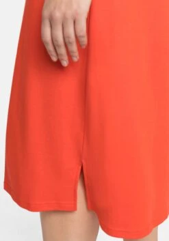 Sheego Shirtkleid Mit Gesmoktem V-Ausschnitt -Shego Kleidung Geschaft 14375601756 04BGW 02 SH