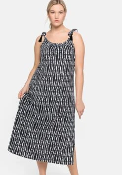 Sheego Trägerkleid Mit Grafikprint, In A-Linie