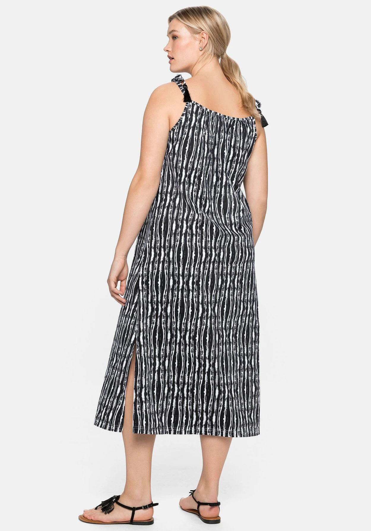 Sheego Trägerkleid Mit Grafikprint, In A-Linie 3 Sheego Trägerkleid Mit Grafikprint, In A-Linie – Bild 3