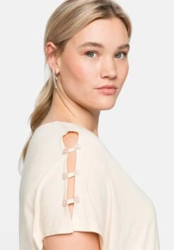 Sheego Shirt Mit Offener Schulterpartie, In Leichter A-Linie -Shego Kleidung Geschaft 14384700211 04BYM 02 SH