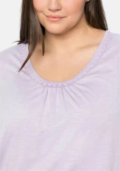 Sheego Shirt Mit Dezenter Spitze Und Raffung Am Ausschnitt 10 Sheego Shirt Mit Dezenter Spitze Und Raffung Am Ausschnitt -Shego Kleidung Geschaft 14385000243 04BNV 02 SH