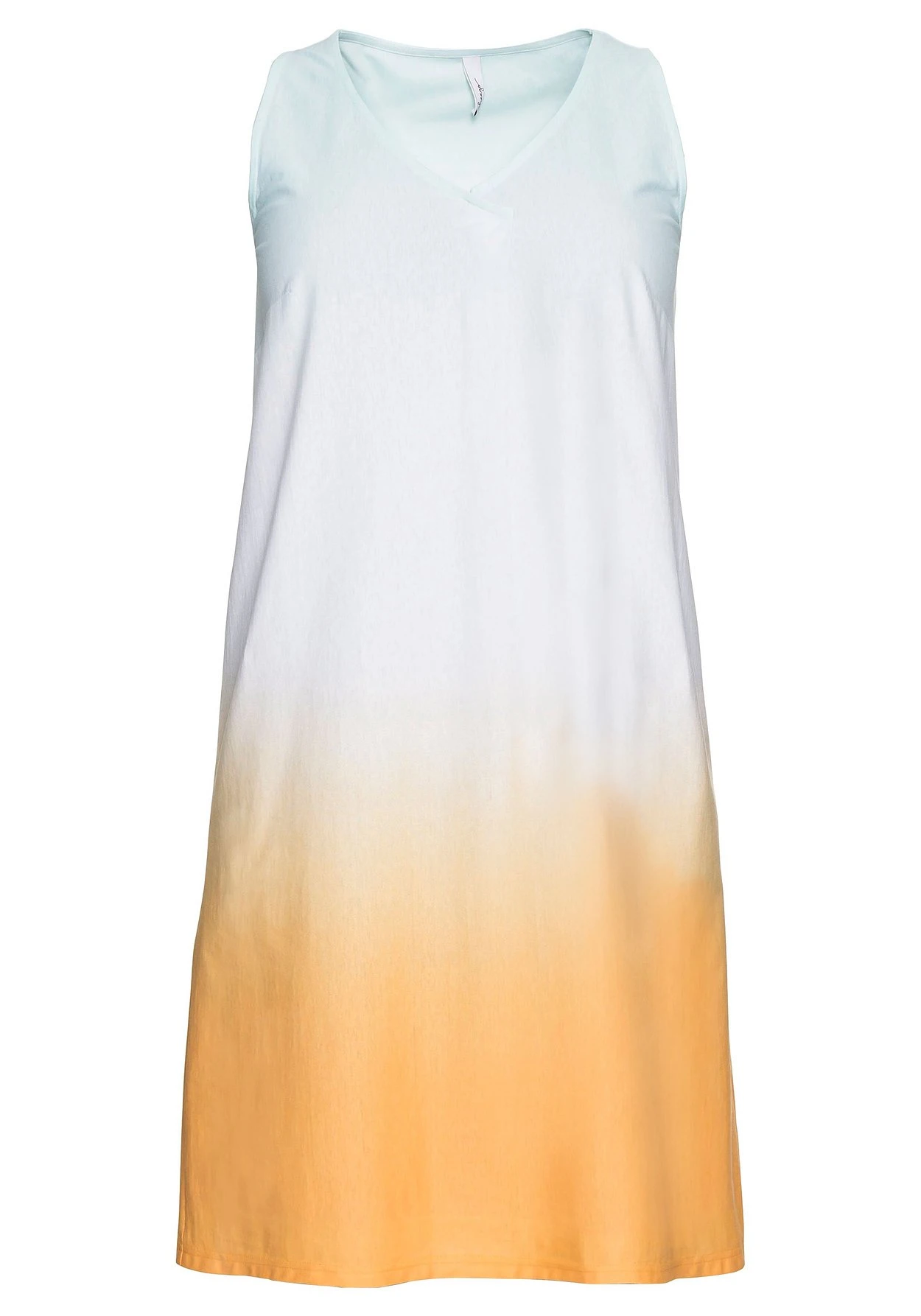 Sheego Ärmelloses Shirtkleid In Batik-Optik, In A-Linie 4 Sheego Ärmelloses Shirtkleid In Batik-Optik, In A-Linie – Bild 4