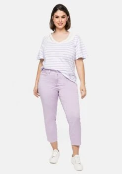 Sheego 7/8-Hose Mit Schlitz Und Fransen Am Saum -Shego Kleidung Geschaft 14390700243 04CBU 02 SH