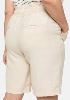 Sheego Bermudas Im Leinenmix, Mit Paperbag-Bund 14 Sheego Bermudas Im Leinenmix, Mit Paperbag-Bund -Shego Kleidung Geschaft 14395300211 04CES 02 SH