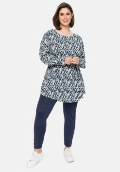 Sheego Leggings Mit Animalprint Und Ziernähten -Shego Kleidung Geschaft 14395400452 04C1P 02 SH