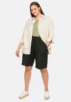 Sheego Bluse Im Leinen-Mix, Mit Lochmusterdetails 9 Sheego Bluse Im Leinen-Mix, Mit Lochmusterdetails -Shego Kleidung Geschaft 14395700211 04C4Z 02 SH