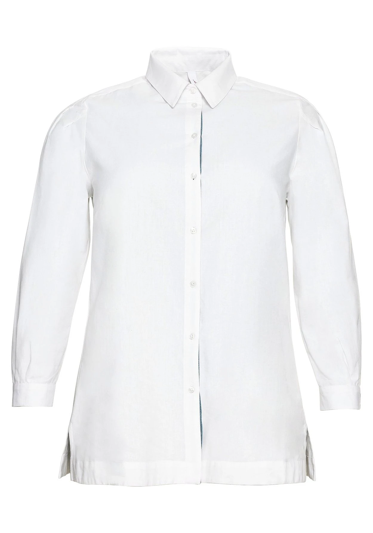 Sheego Hemdbluse Mit Passe Hinten, Aus Reiner Baumwolle 3 Sheego Hemdbluse Mit Passe Hinten, Aus Reiner Baumwolle – Bild 3