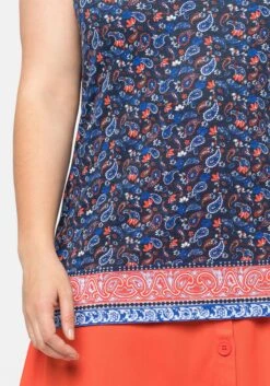 Sheego Tanktop Mit Paisley-Alloverdruck -Shego Kleidung Geschaft 14412500524 04CPF 02 SH