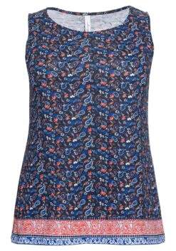 Sheego Tanktop Mit Paisley-Alloverdruck -Shego Kleidung Geschaft 14412500524 04CPH 00 SH