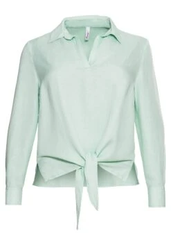 Sheego Tunika Mit Hemdkragen Und Saum Zum Binden -Shego Kleidung Geschaft 14412700133 04CMJ 00 SH