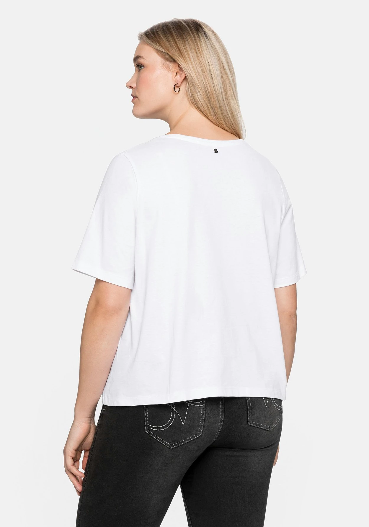 Sheego Shirt In Leichter A-Linie, Mit Zebra-Frontdruck 2 Sheego Shirt In Leichter A-Linie, Mit Zebra-Frontdruck – Bild 2