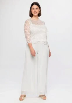 Sheego Weite Chiffonhose Im Lagenlook, Gefüttert 11 Sheego Weite Chiffonhose Im Lagenlook, Gefüttert -Shego Kleidung Geschaft 14424200011 04D26 00 SH