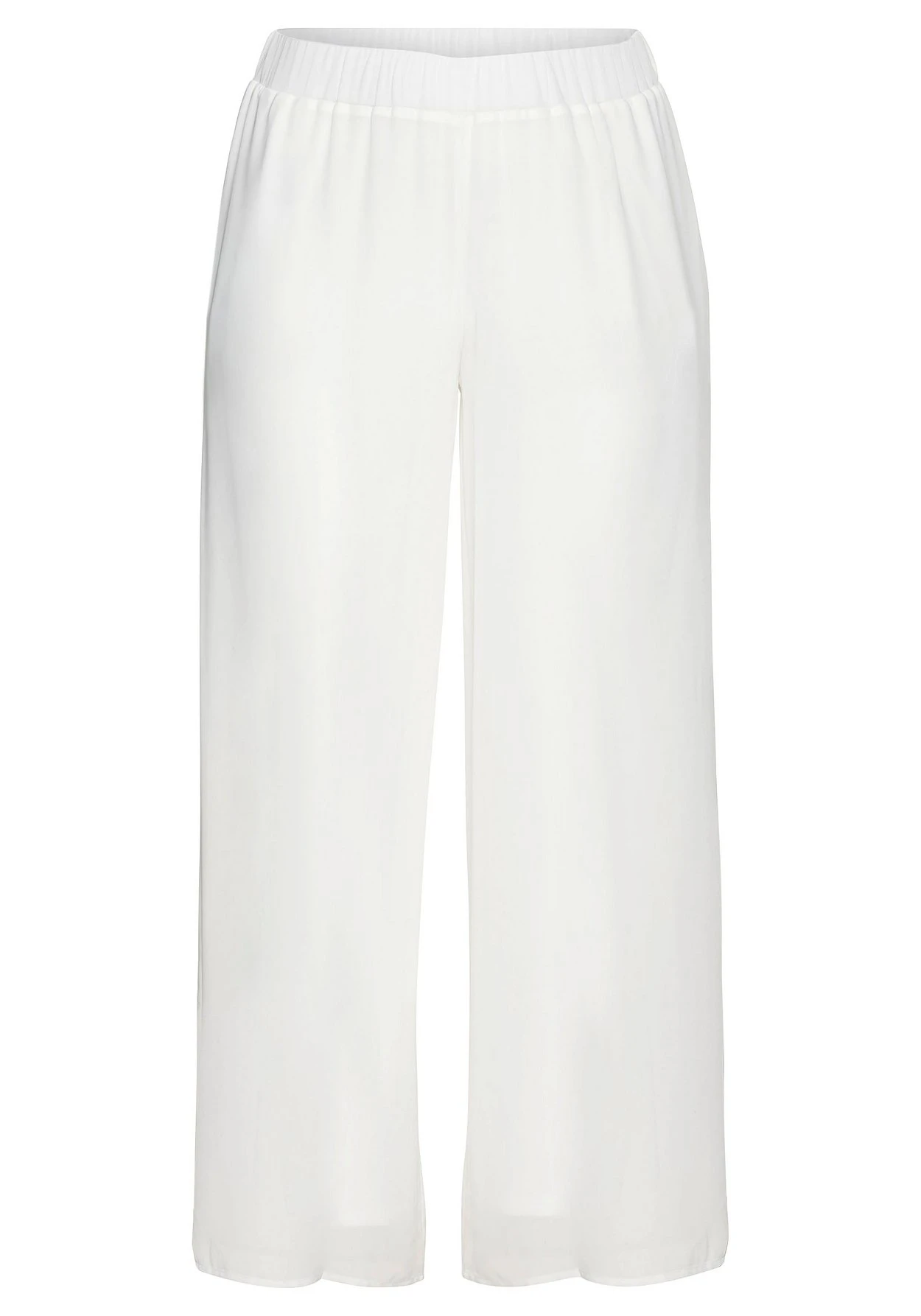 Sheego Weite Chiffonhose Im Lagenlook, Gefüttert 4 Sheego Weite Chiffonhose Im Lagenlook, Gefüttert – Bild 4