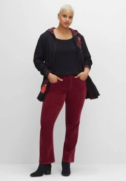 Gerade Samthose In Weicher, Elastischer Qualität -Shego Kleidung Geschaft 14457600265 04F0B 02 SH