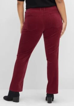 Gerade Samthose In Weicher, Elastischer Qualität -Shego Kleidung Geschaft 14457600265 04F0C 02 SH