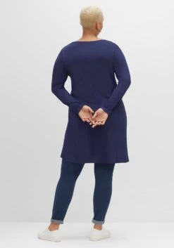 Jerseykleid Mit Schnürung Und Reißverschluss -Shego Kleidung Geschaft 14460400018 04F7Q 02 SH