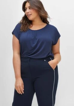 Sheego Gerade Hose Mit Seitlichem Kontrastpiping -Shego Kleidung Geschaft 14464400035 04EXK 02 SH