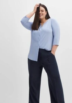 Sheego Weite Hose Mit Gummizugbund Und Bundfalten -Shego Kleidung Geschaft 14464800035 04EUP 02 SH