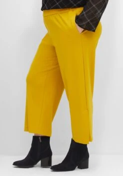 Sheego Weite 7/8-Hose Mit Schlupfbund Und Hohem Schlitz -Shego Kleidung Geschaft 14466200094 04EQ1 02 SH