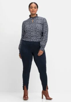 Sheego Leggings Mit Schlitz Am Saum, In Velourslederoptik 11 Sheego Leggings Mit Schlitz Am Saum, In Velourslederoptik -Shego Kleidung Geschaft 14466600035 04KRG 02 SH