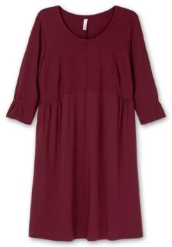 Sheego Shirtkleid Mit Gerafften 3/4-Ärmeln 9 Sheego Shirtkleid Mit Gerafften 3/4-Ärmeln -Shego Kleidung Geschaft 14466700265 04SQH 00 SH