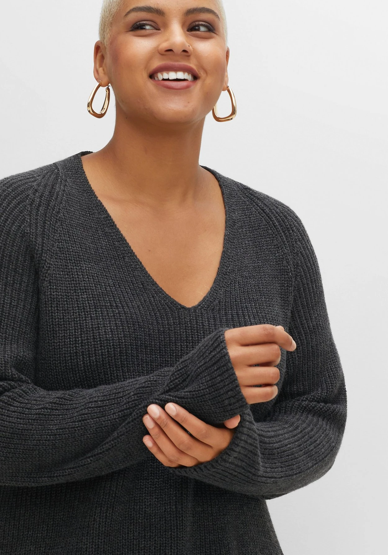 Sheego Pullover Mit Kaschmir, In Leichter A-Linie 6 Sheego Pullover Mit Kaschmir, In Leichter A-Linie – Bild 6