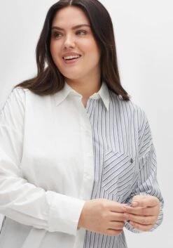 Sheego Hemdbluse Im Mustermix, Elastische Qualität -Shego Kleidung Geschaft 14477001492 04FJ0 02 SH