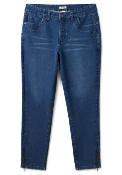 Sheego Schmale Jeans Mit Zippern Am Saumabschluss -Shego Kleidung Geschaft 14477800053 04FKG 00 SH