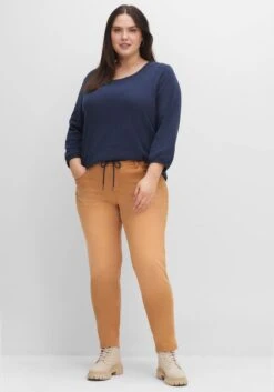 Sheego Schmale Colored- Jeans Mit Schlupfbund -Shego Kleidung Geschaft 14477900076 04FUT 02 SH