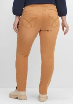 Sheego Schmale Colored- Jeans Mit Schlupfbund -Shego Kleidung Geschaft 14477900076 04FUU 02 SH