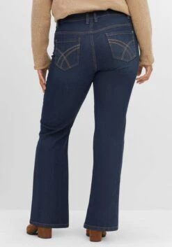 Sheego Bootcut-Jeans MitKontrastnähten -Shego Kleidung Geschaft 14493300330 04GO2 02 SH