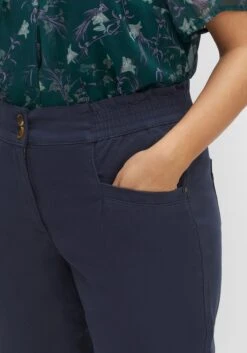 Sheego Chinohose Aus Twill, Mit High-Waist-Bund -Shego Kleidung Geschaft 14497000035 04GKJ 02 SH