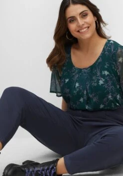 Sheego Chinohose Aus Twill, Mit High-Waist-Bund -Shego Kleidung Geschaft 14497000035 04GKK 02 SH