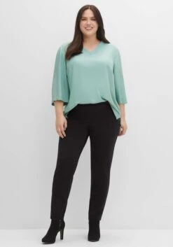 Sheego Schmale Hose In Scuba-Qualität, Mit Gummibund 11 Sheego Schmale Hose In Scuba-Qualität, Mit Gummibund -Shego Kleidung Geschaft 14506600289 04GOH 02 SH